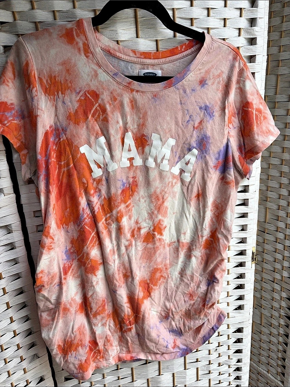 Old Navy Maternity MAMA Tie Dye Top